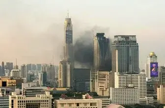 آتش‌سوزی مهیب در پایتخت تایلند/ تصاویر