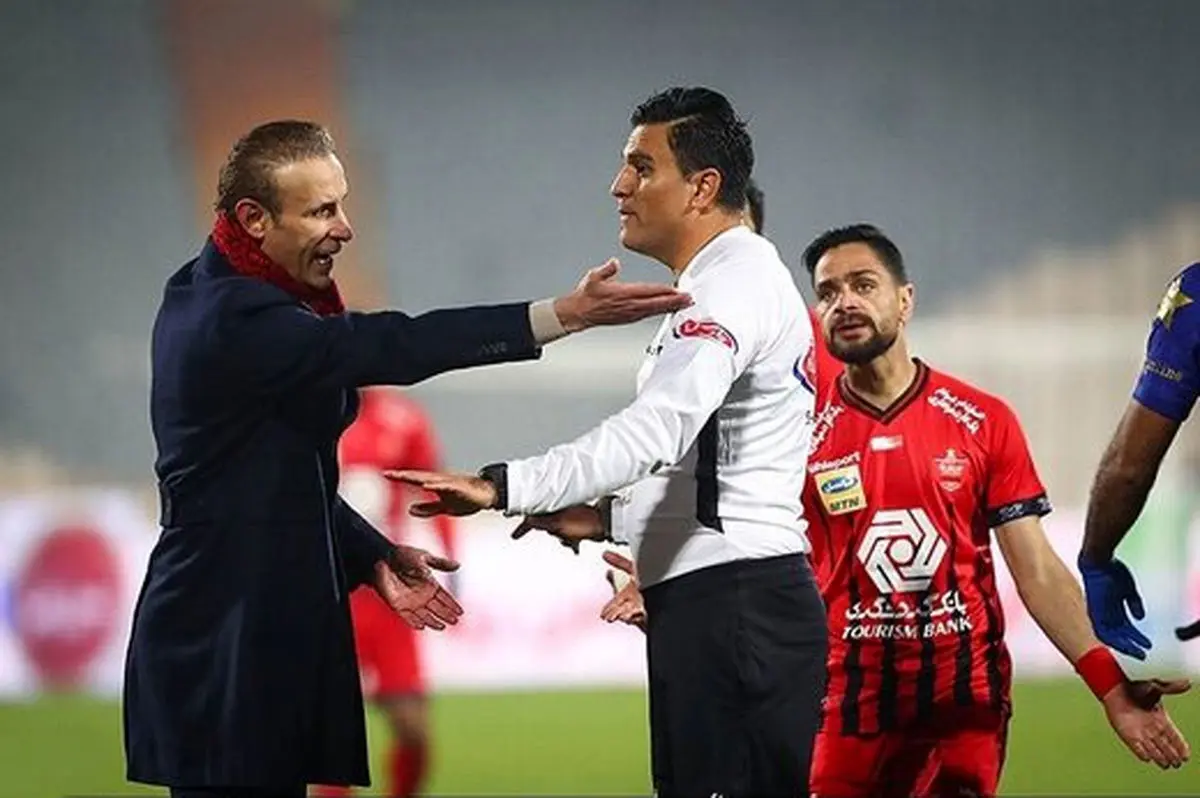 کُریخوانی داور سابق بعد از حذف پرسپولیس، سوژه شد