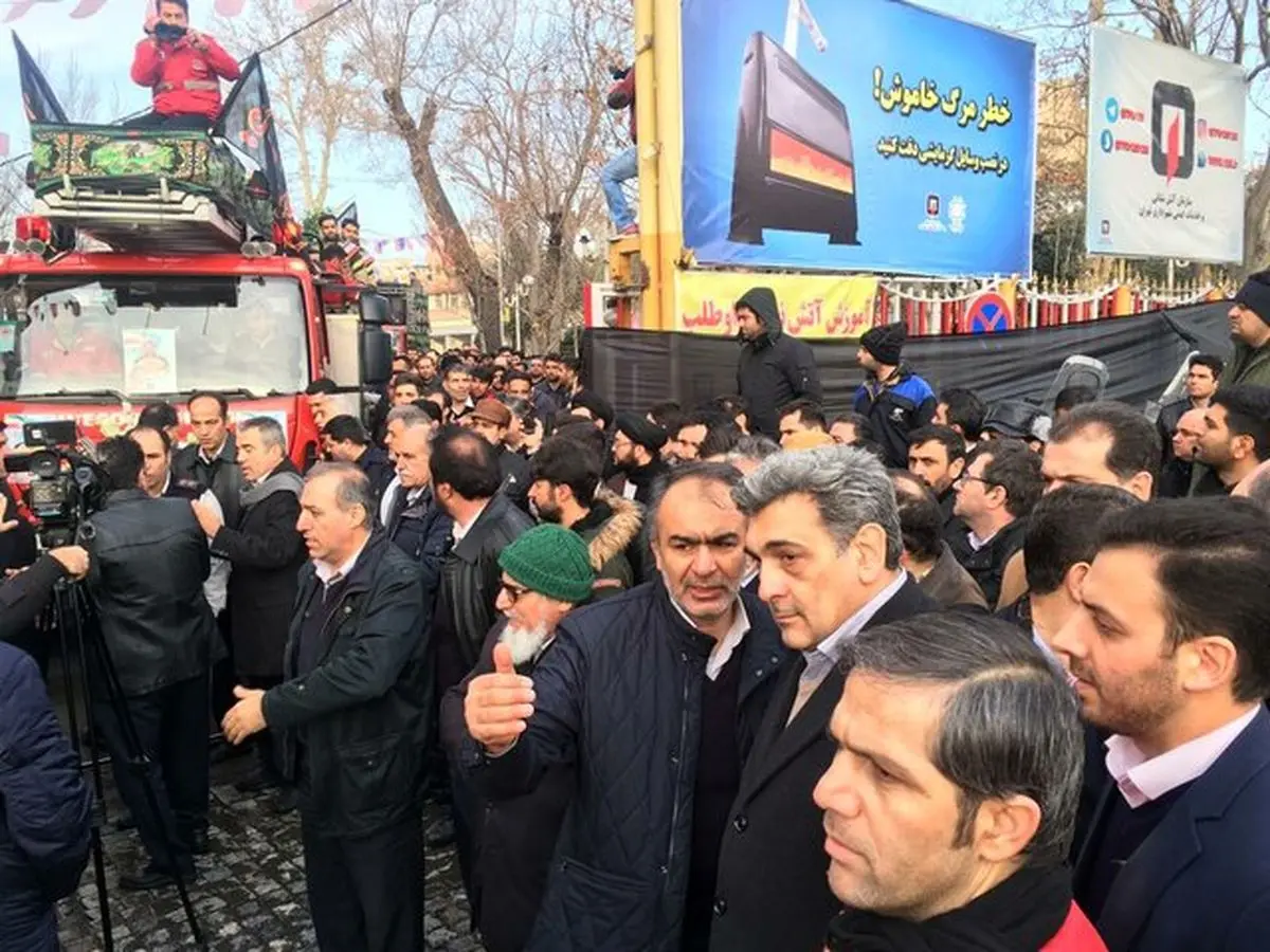قول مساعد حناچی به آتش نشانان