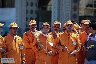 پاکبانان مشهدالرضا ميهمان حرم مطهررضوي (5)