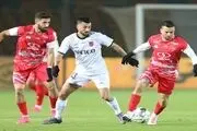 گل اول پرسپولیس به خیبر توسط فرشاد احمدزاده