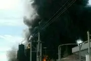 آتش سوزی گسترده در شهرک شکوهیه قم
