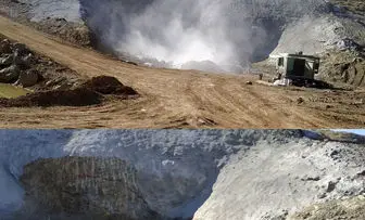 جدیدترین تصاویر انفجار خرم آباد در اطراف سد مخمل کوه