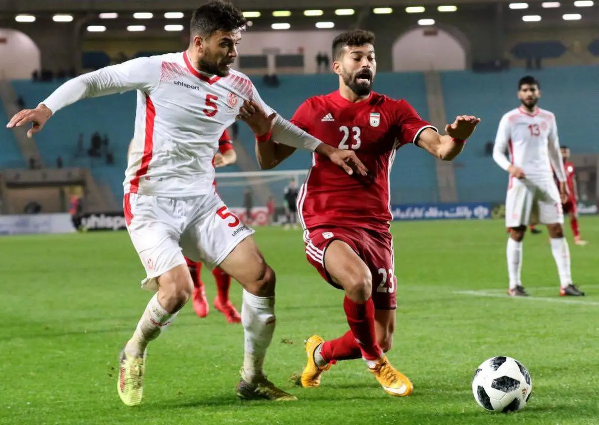 ایران صفر - تیم تونس 1 /رکورد شکست ناپذیری شاگردان کی روش شکست