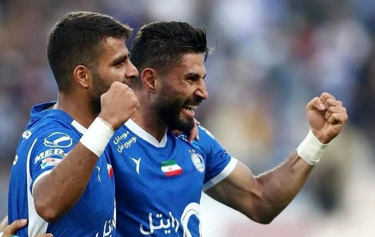 گل دوم استقلال به پیکان توسط مهرداد محمدی