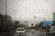 نمایی زیبا از هوای بارانی امروز تهران/ عکس