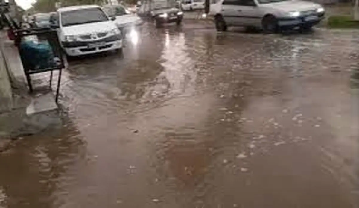 ببینید| بارش شدید باران امروز در لارستان استان فارس