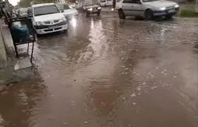 ببینید| بارش شدید باران امروز در لارستان استان فارس

