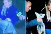 حیوان آزاری خانم مجری روی آنتن زنده، جنجال به پا کرد/ عکس
