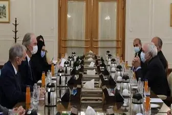 دیدار ظریف با نماینده ویژه دبیرکل سازمان ملل در امور سوریه 