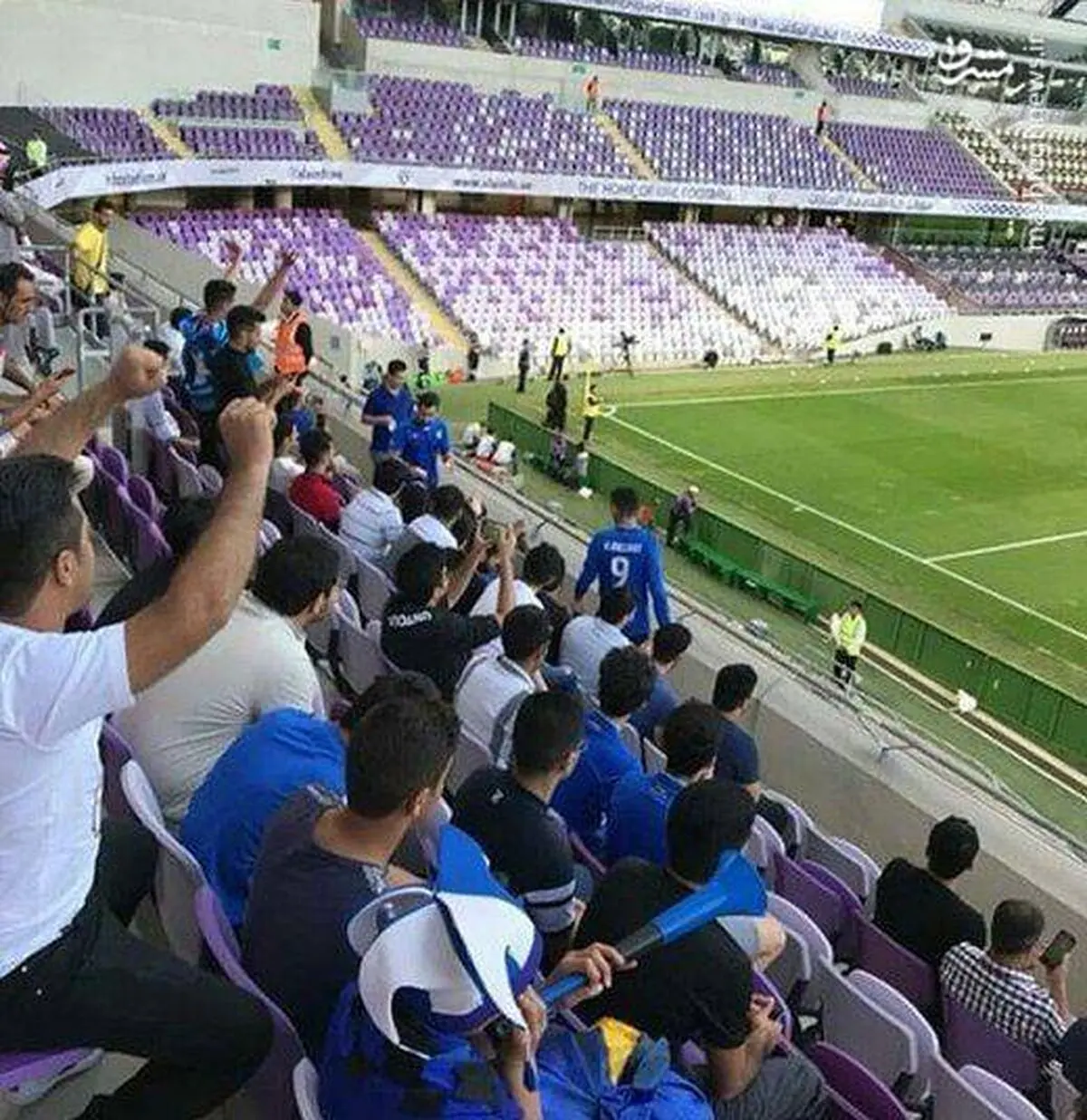 حضور هواداران استقلال در آزادی خبرساز شد