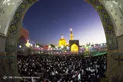 
حال و هوای مشهد در شب ولادت میلاد امام رضا(ع) + تصاویر
