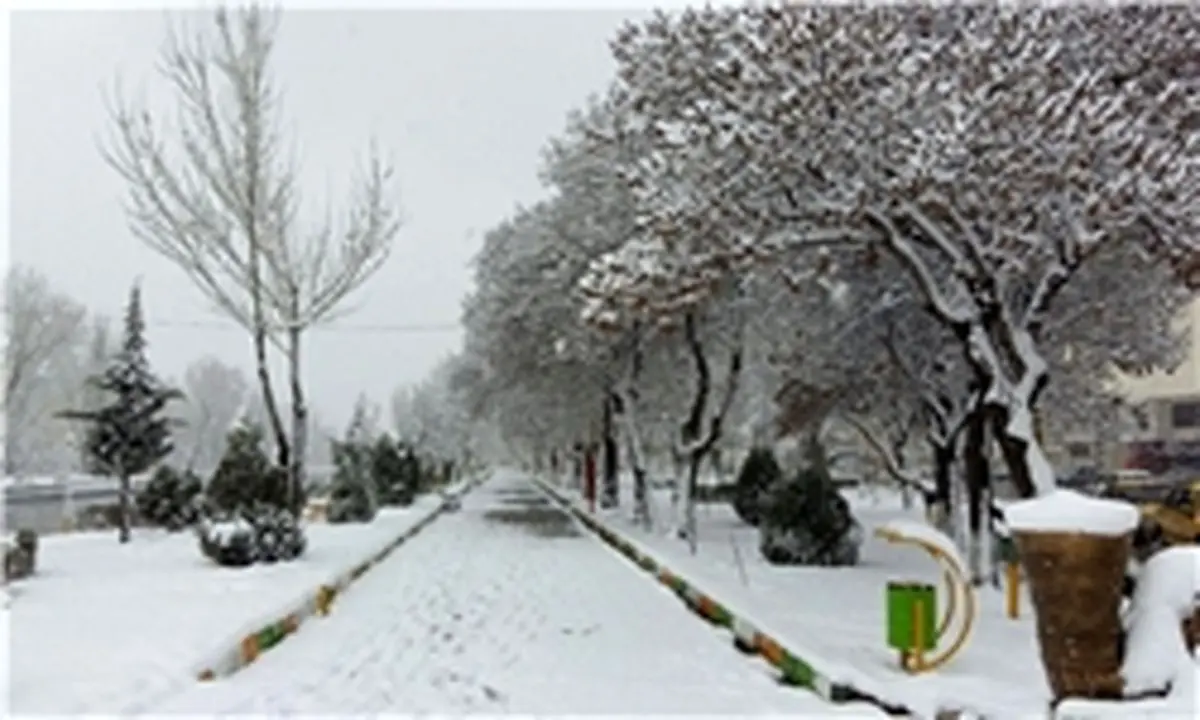 برفی که بهار ملایر را غافلگیر کرد