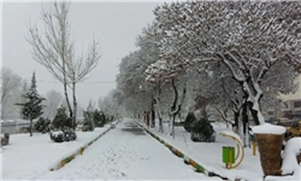 برفی که بهار ملایر را غافلگیر کرد