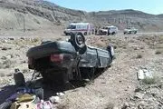 5 کشته و زخمی در واژگونی سواری در محور روستایی راور+تصاویر