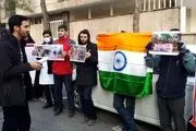 تجمع دانشجویان در اعتراض به اقدامات دولت هند علیه مسلمانان