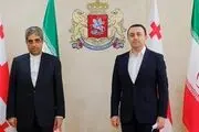 رایزنی سفیر ایران در تفلیس با وزیر دفاع گرجستان
