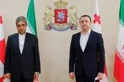 رایزنی سفیر ایران در تفلیس با وزیر دفاع گرجستان