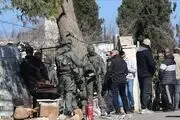 سلاح کشیدن نماینده صهیونیست به روی مردم فلسطین