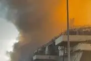 جهنمی از آتش در کشتی آمریکایی+ تصاویر