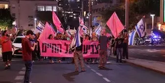 تظاهرات علیه نتانیاهو در آستانه انتخاباتی دیگر+فیلم