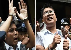 میانمار دو خبرنگار رویترز را پس از ۵۰۰ روز حبس آزاد کرد