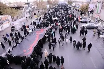 پیاده‌روی جاماندگان تهرانی در اربعین حسینی