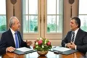  گل و قلیچداراوغلو نامزد مشترک در انتخابات 2023 معرفی کردند