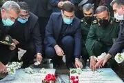 بزرگداشت شهدای هواپیمای اوکراینی در بهشت زهرا(س) +فیلم