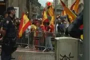 استقرار پلیش ضدشورش اسپانیا در بارسلون برای توقف همه‌پرسی استقلال کاتالونیا