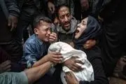شهادت نوزاد یک ماهه فلسطینی بر اثر سرما در غزه+ عکس