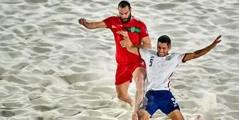 برد پر گل ساحلی بازان ایرانی مقابل سنگال