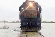 خط راه آهن اندیمشک در زیر آب!/ عکس