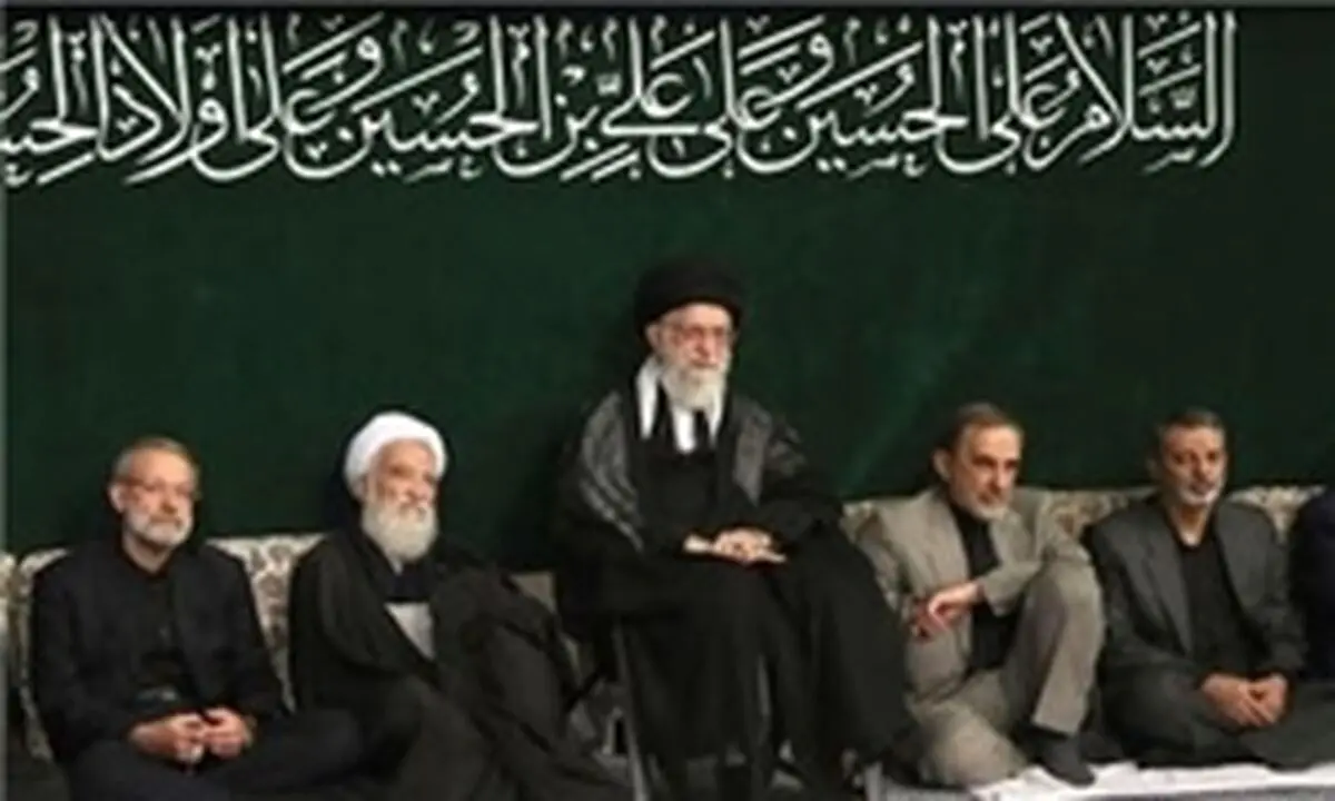 برگزاری مراسم شب تاسوعای حسینی با حضور رهبر معظم انقلاب