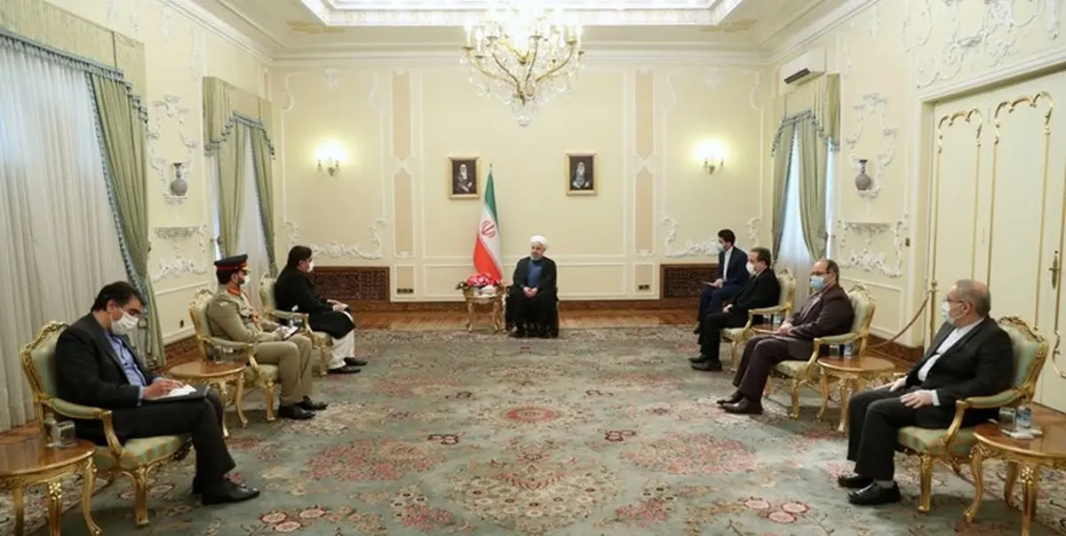 تأکید روحانی بر ضرورت اجرایی شدن توافقات ایران و پاکستان