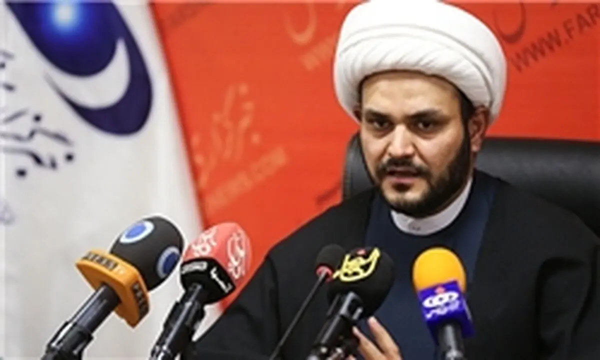 شیخ اکرم الکعبی ضمن زیارت حرم حضرت زینب(س) وارد حلب شد + تصاویر