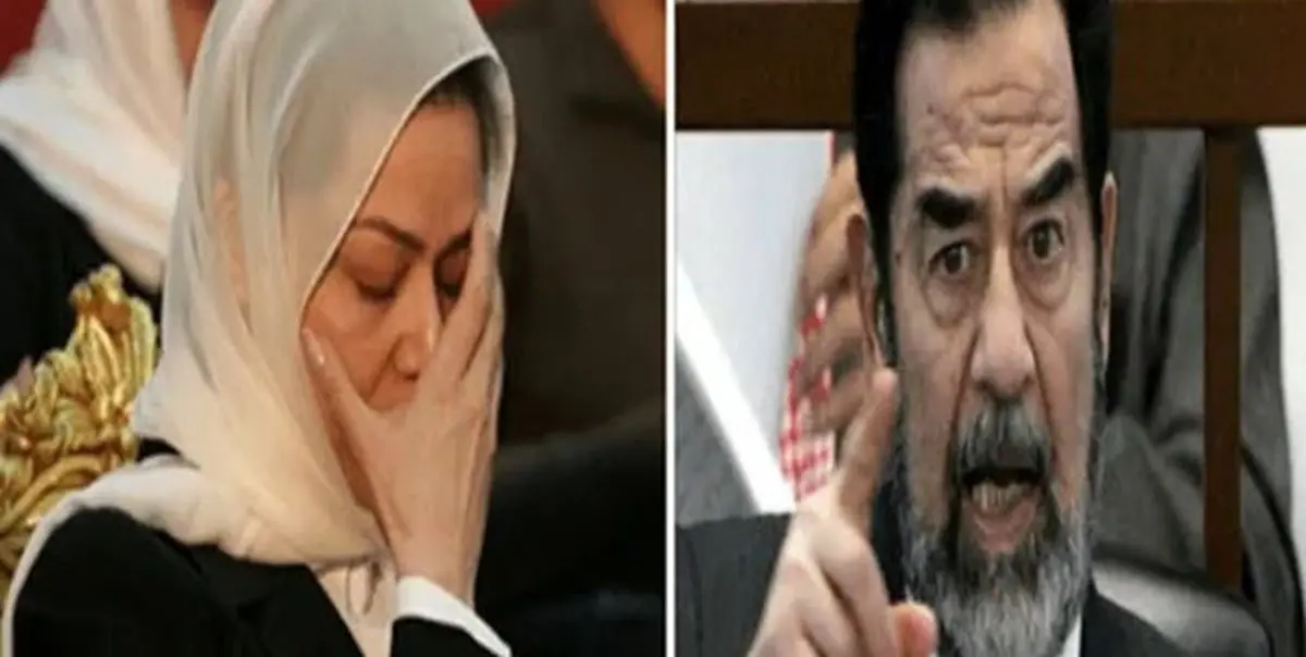 تلاش ضد ایرانی دختر صدام در اعتراضات عراق+عکس
