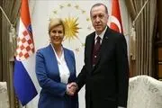  دیدار رؤسای جمهوری ترکیه و کرواسی 