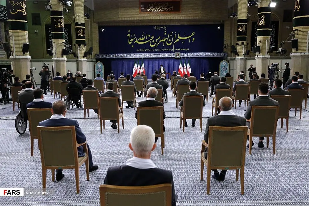 دیدار قهرمانان المپیک و پارالمپیک با رهبر معظم انقلاب/گزارش تصویری