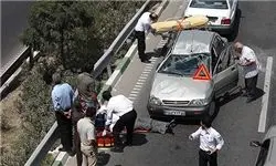 تصادف شدید۳خودرو و ترافیک سنگین در محور بجنورد - بابا امان