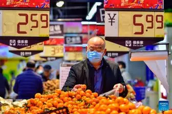 نرخ تورم در چین منفی شد