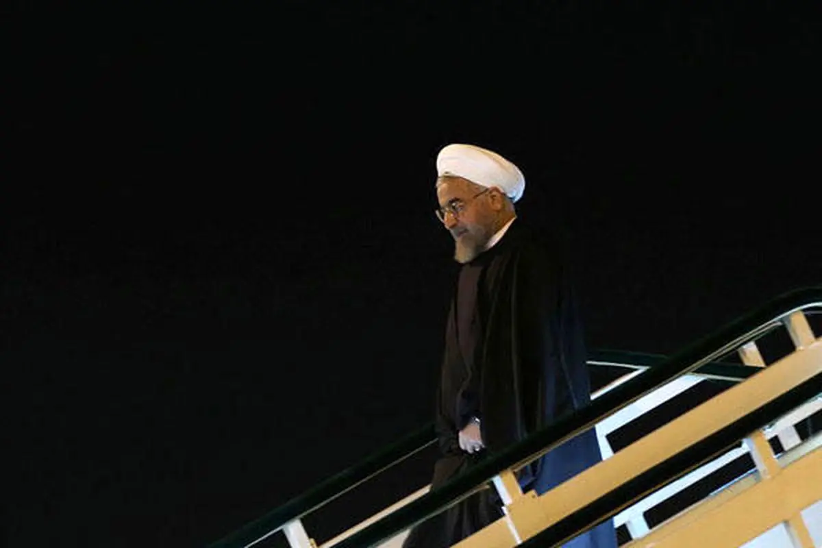 روحانی دقایقی پیش وارد تهران شد