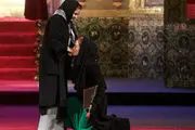بوسه مریلا زارعی بر دست مهری شیرازی + فیلم