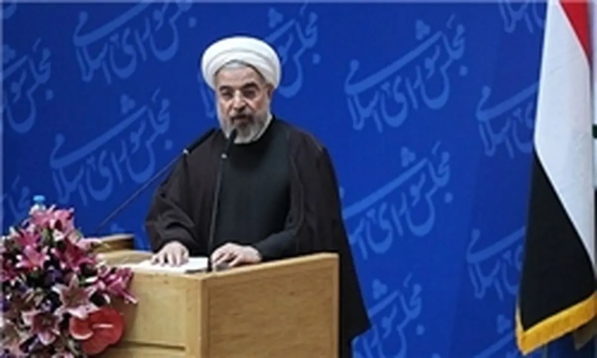 روحانی: در برابر توطئه آنها که میخواهند خون مسلمانان را به زمین بریزند، میایستیم