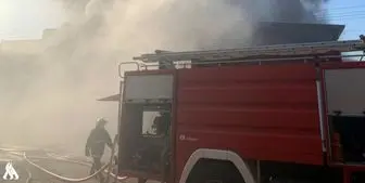 آتش‌سوزی بزرگ در پایتخت عراق+ فیلم