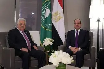 دیدار «محمود عباس» با «عبدالفتاح السیسی»