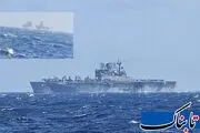  ثبت تصویر ناو آمریکایی توسط نیروی دریایی سپاه 