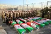 تشییع شهدای حادثه سقوط بوئینگ ۷۰۷/ گزارش تصویری