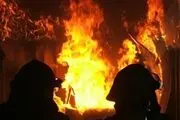 آتش سوزی گسترده در خیابان دلاوران