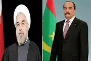 پیام رئیس‌جمهوری موریتانی به روحانی